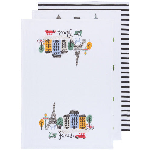 Meet Me In Paris Tea Towel Set/3