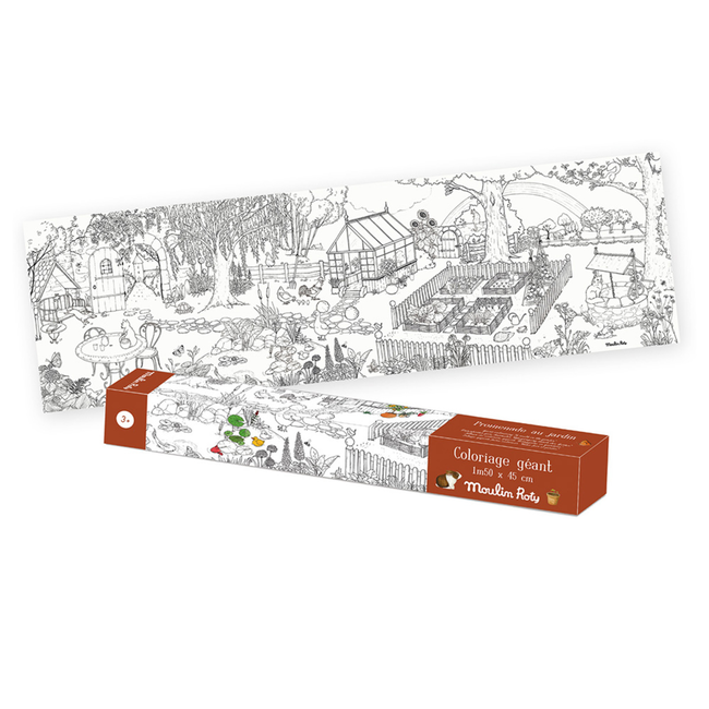 Moulin Roty Giant Colouring Poster