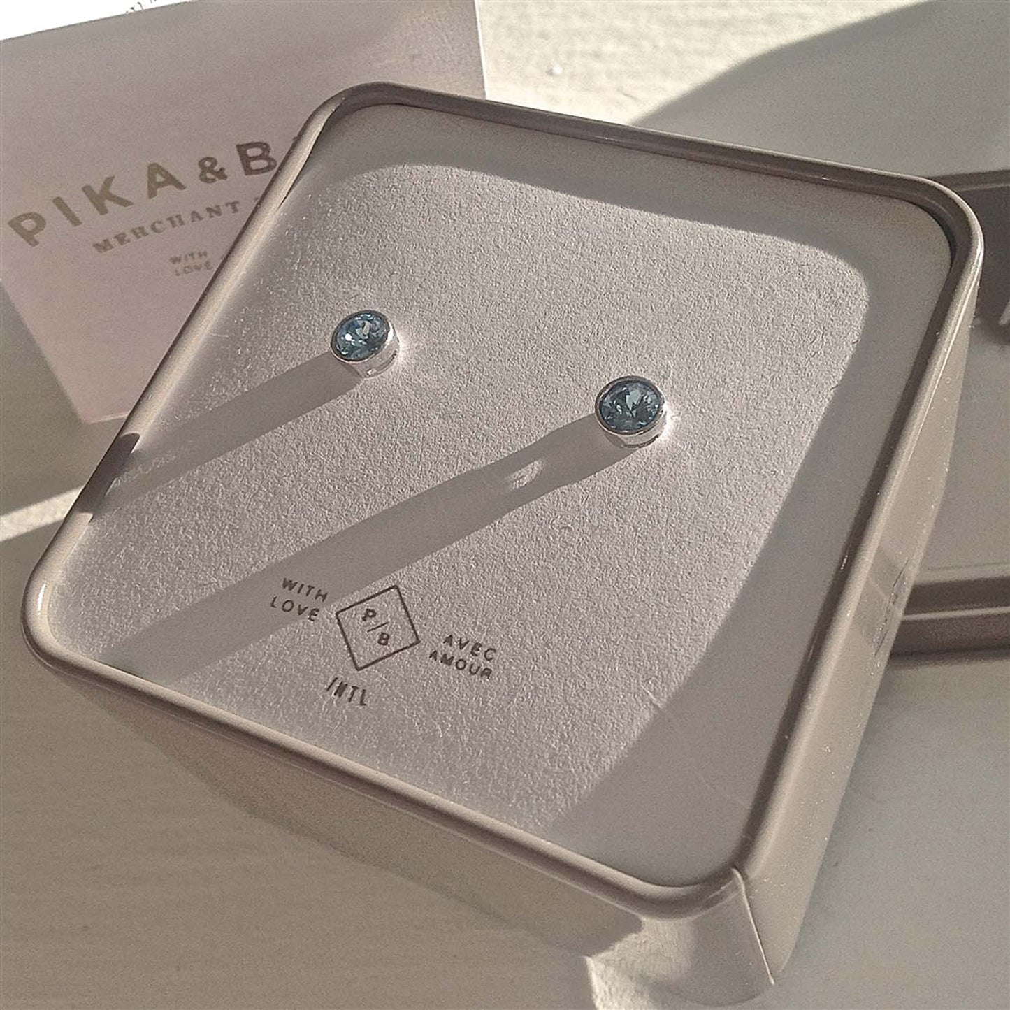 Solstice Silver 6mm Swarovski Crystal Stud Earrings