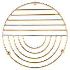 Sunup Brushed Metal Trivet