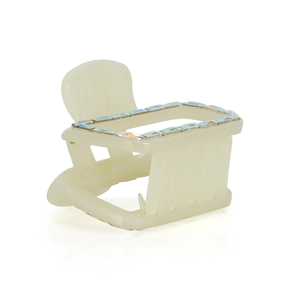 Crystal Box Claw Clip - Small