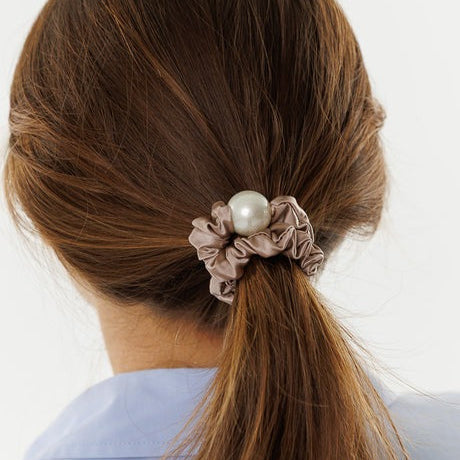 Silky Pearl Hair Elastics - Set of 3