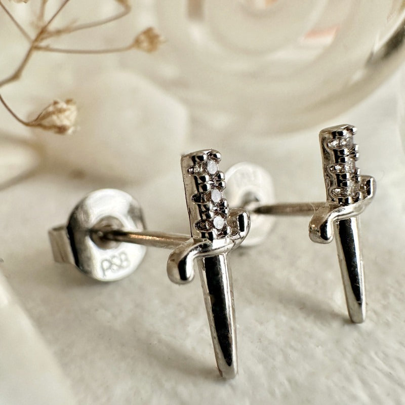 Dagger Stud Earrings