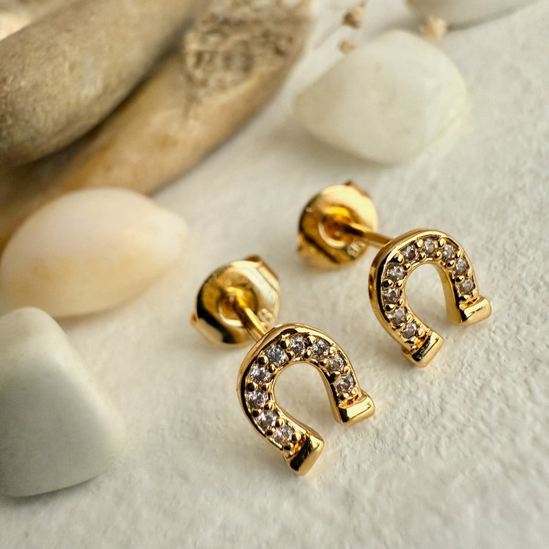 Horseshoe Stud Earrings