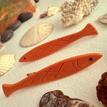 Sardinia Fish Hairclips - Set of 2