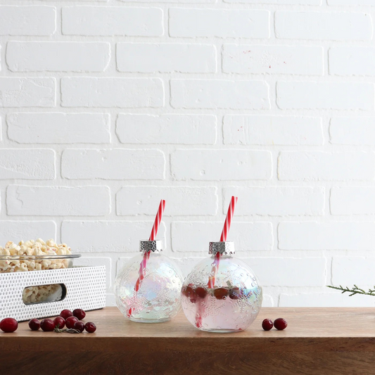 Snowflake Ball Drinkware Set