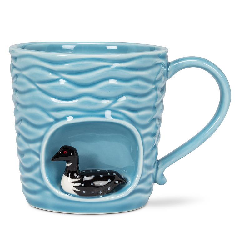 Wavy Loon Mug