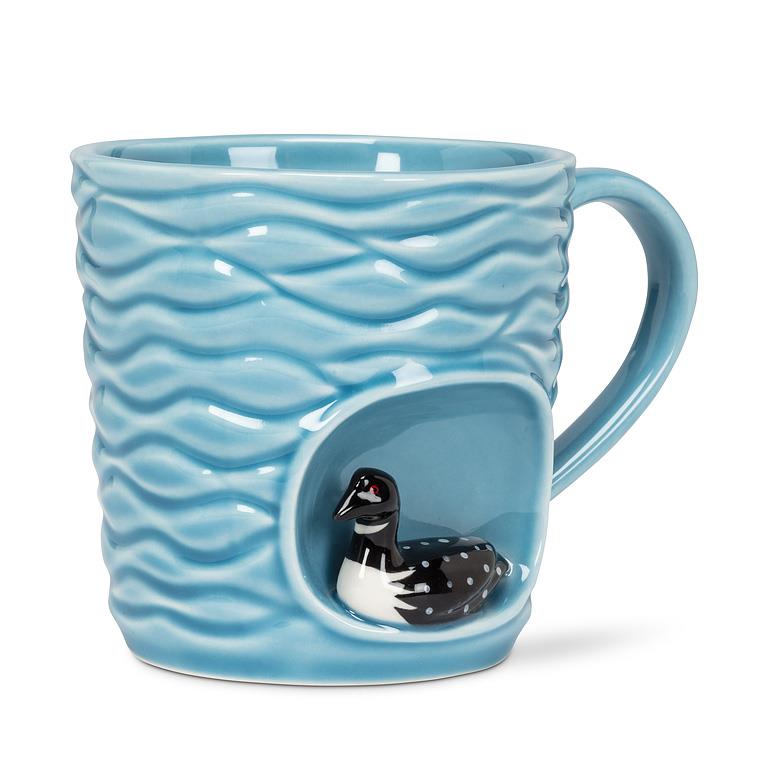 Wavy Loon Mug