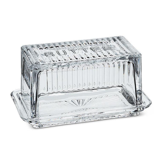 Half Pound Glass Butter Dish
