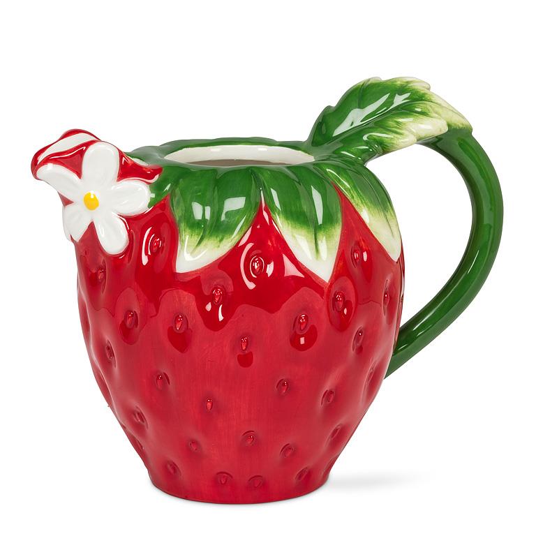 Ceramic Strawberry Jug