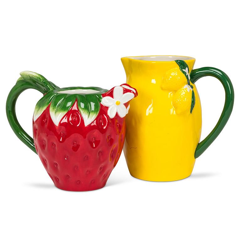 Ceramic Strawberry Jug