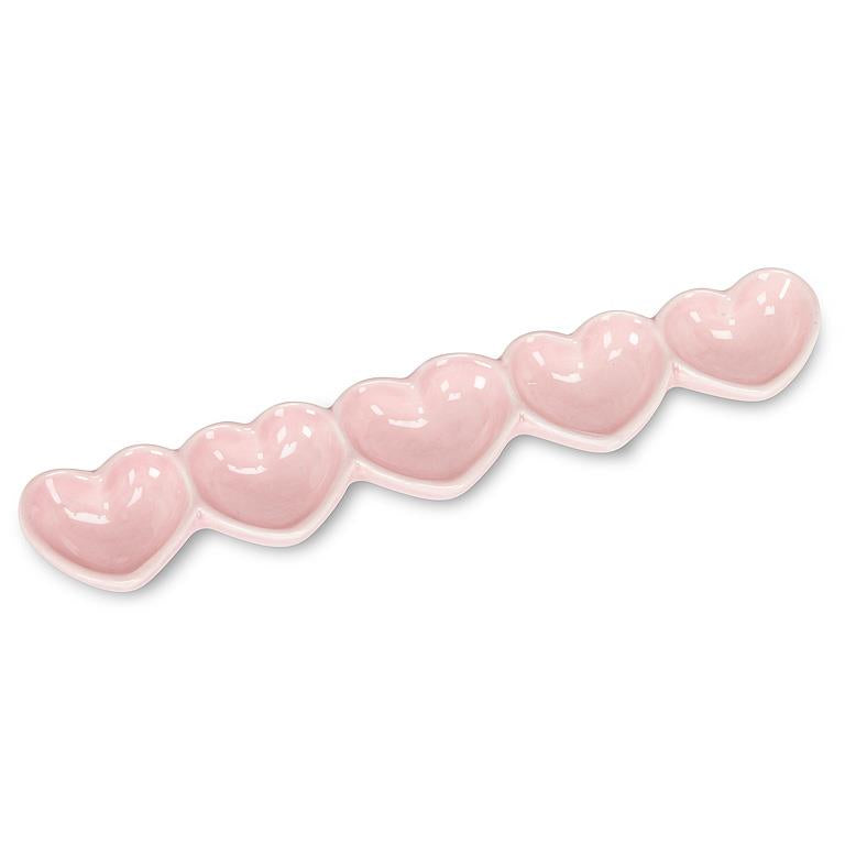 Darling Ceramic Hearts Tray