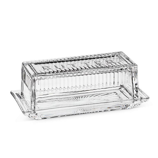 Quarter Pound Glass Butter Dish