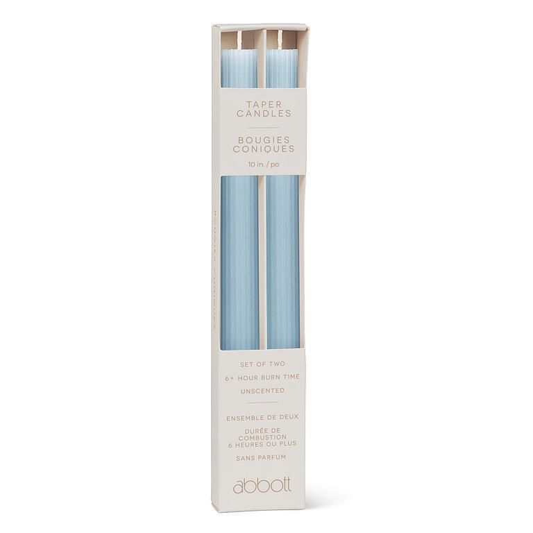 Ridged Taper Candles - Set of 2