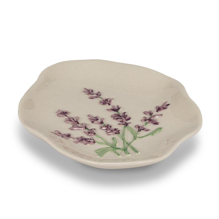Organic-Shaped Floral Plates