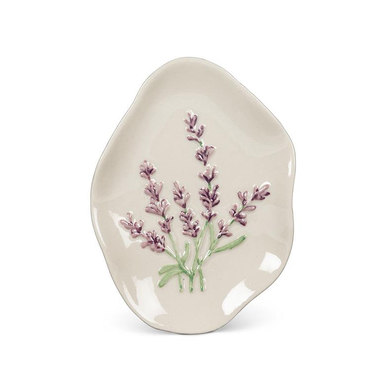 Organic-Shaped Floral Plates