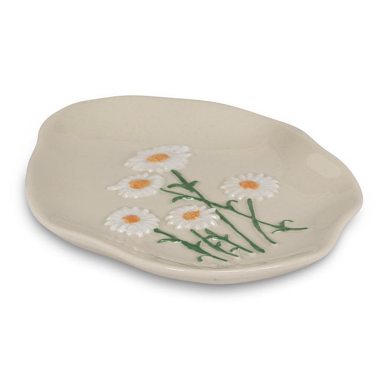 Organic-Shaped Floral Plates