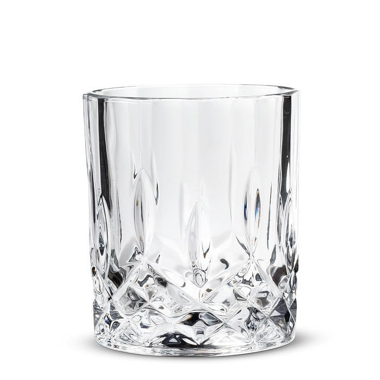 Cut Glass Spinning Tumbler - Set of 2