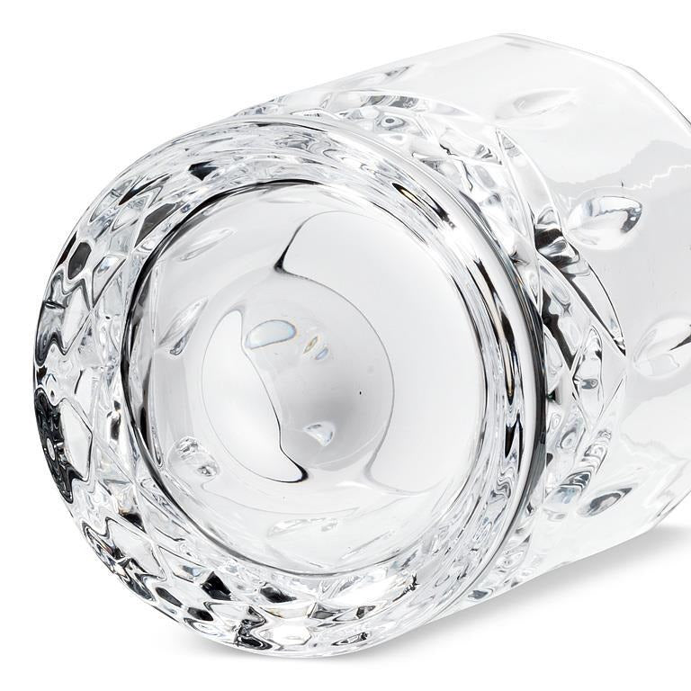 Cut Glass Spinning Tumbler - Set of 2