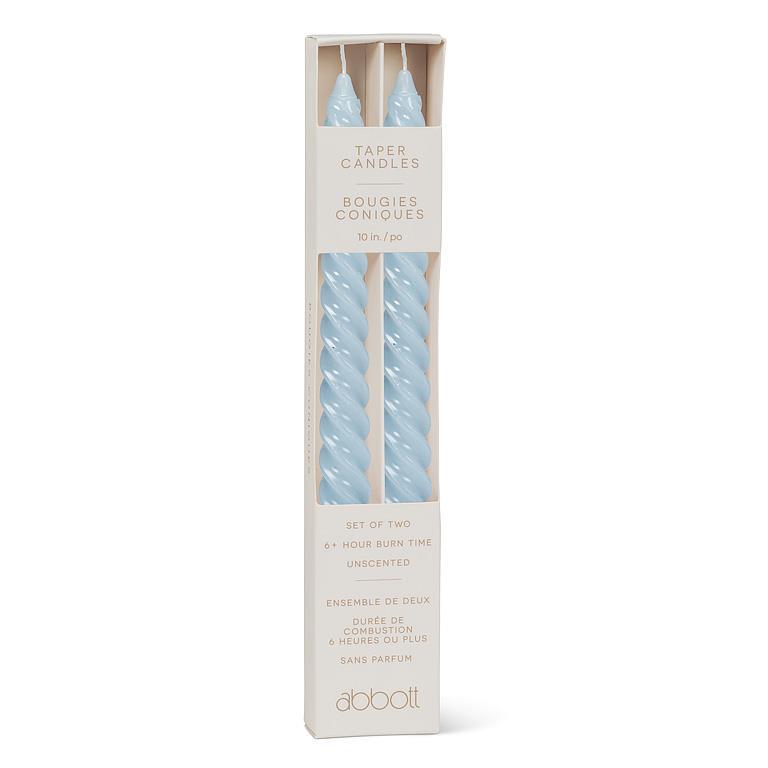 Spiral Taper Candles - Set of 2