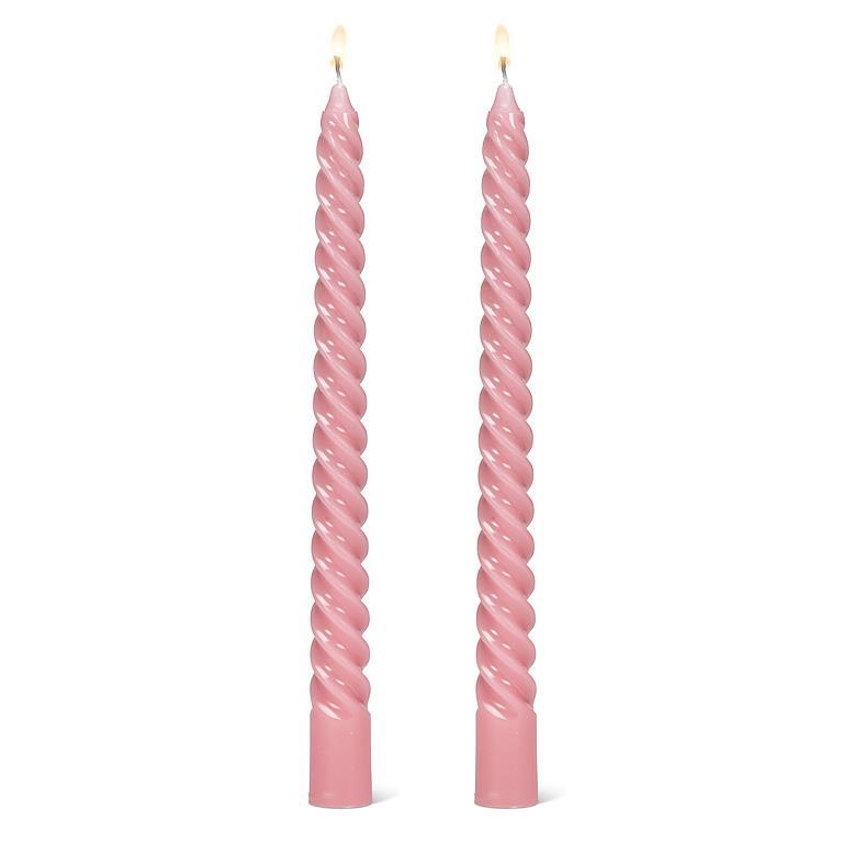 Spiral Taper Candles - Set of 2