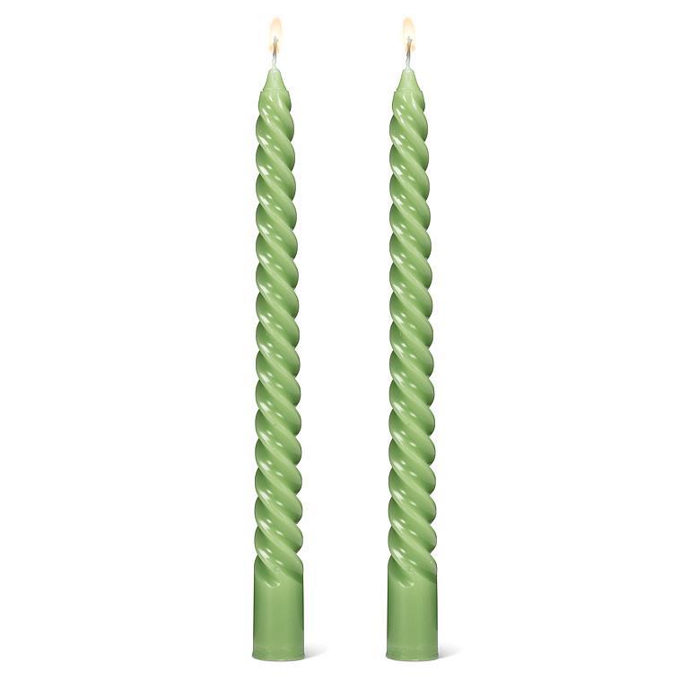 Spiral Taper Candles - Set of 2