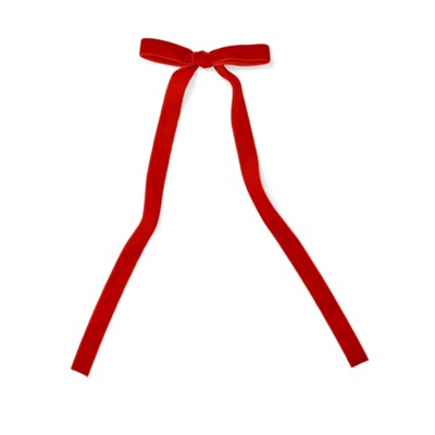 Thin Velvet Bow Decoration