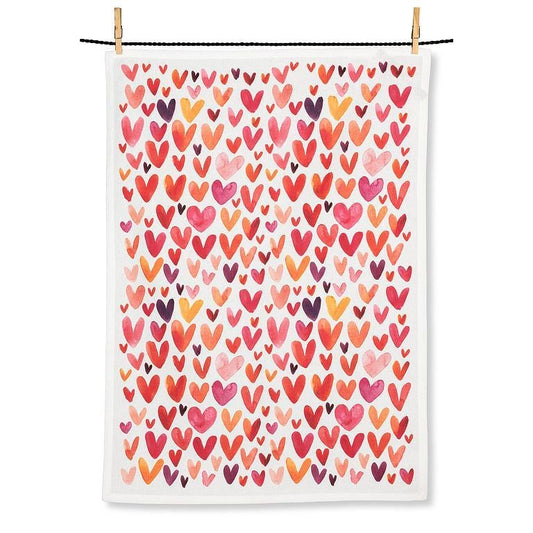 Hearts Kitchen Towel