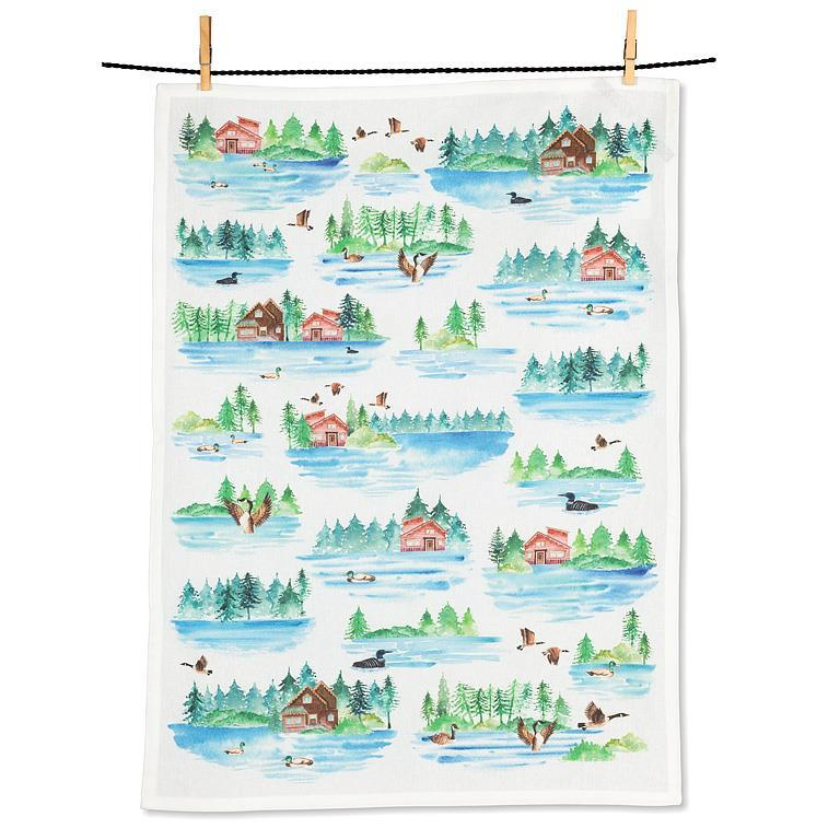 Lakeside Tea Towel