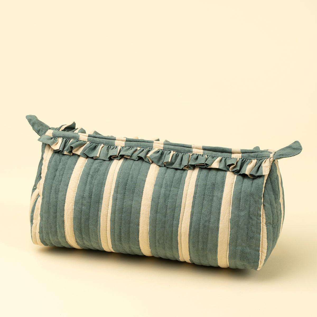 Block Print Stripe Pouch