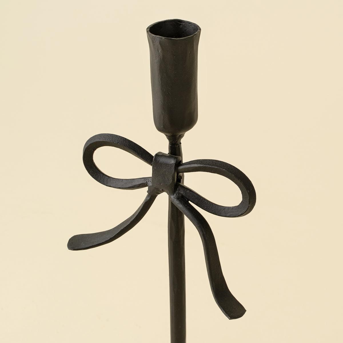 Bow Forged Candlestick Holders