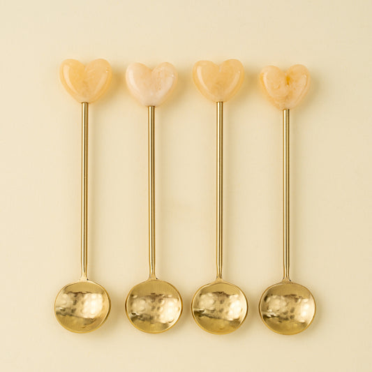 Sweetheart Cocktail Spoons - Set/4