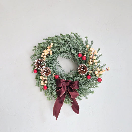 13"Mini Wreath- Woodland Charm