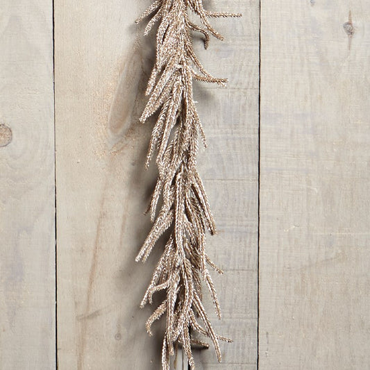 Frosted Champagne LED Garland