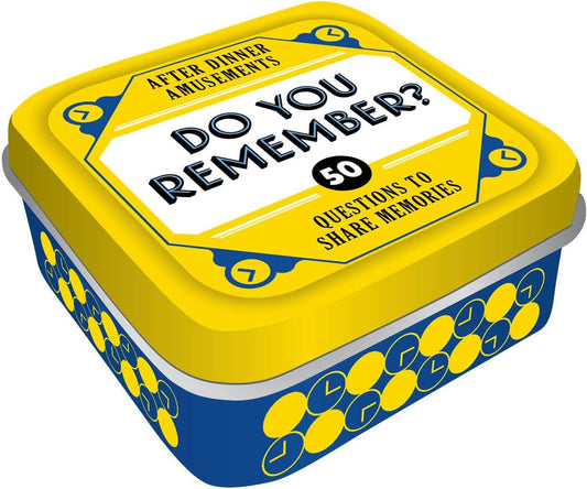 After Dinner Amusements: Do You Remember?