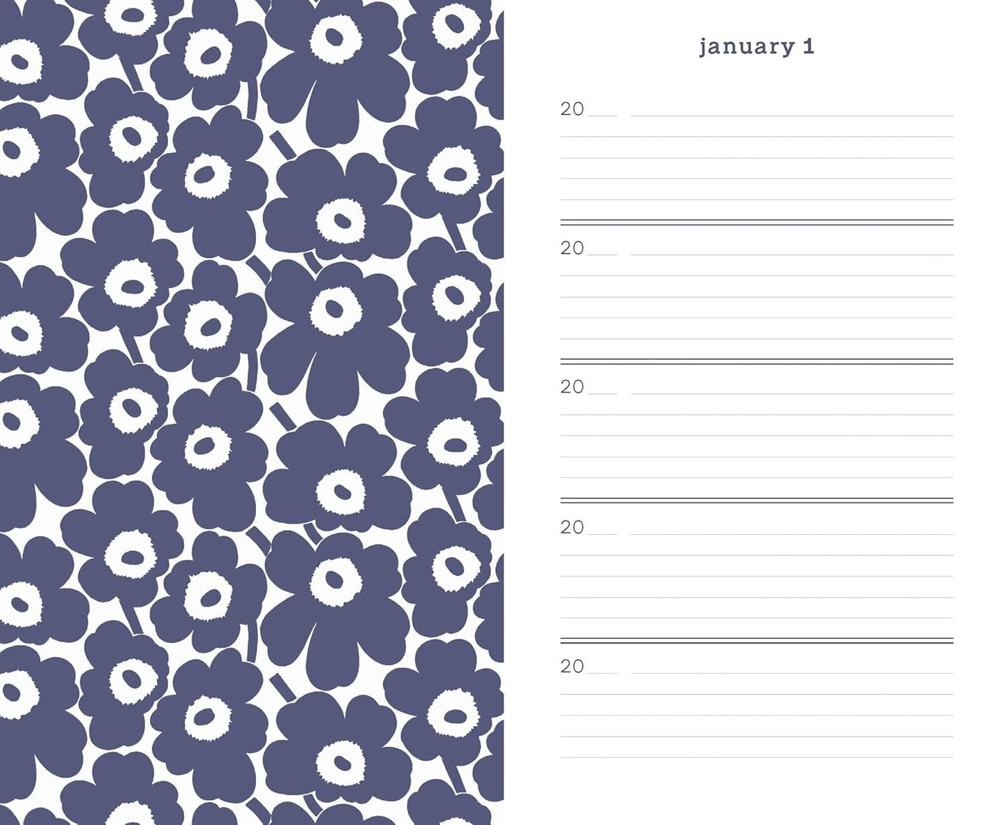 One Line a Day - Marimekko Blue