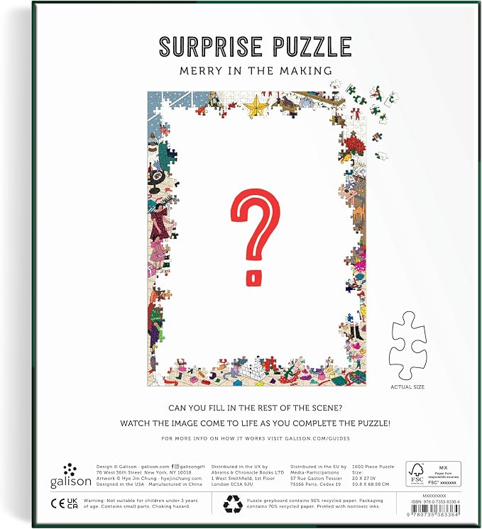 Merry In The Making 1000 Piece Surprise Puzzle