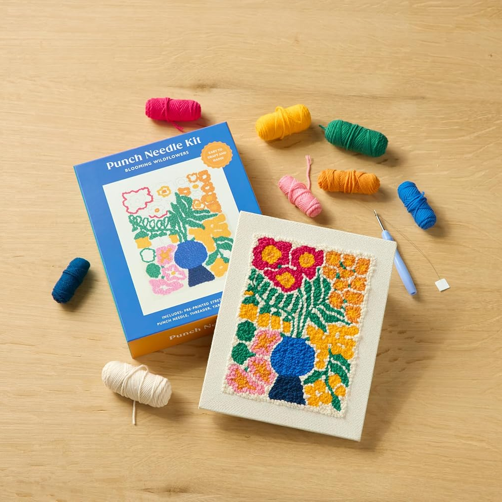 Punch Needle Kit - Blooming Wildflowers