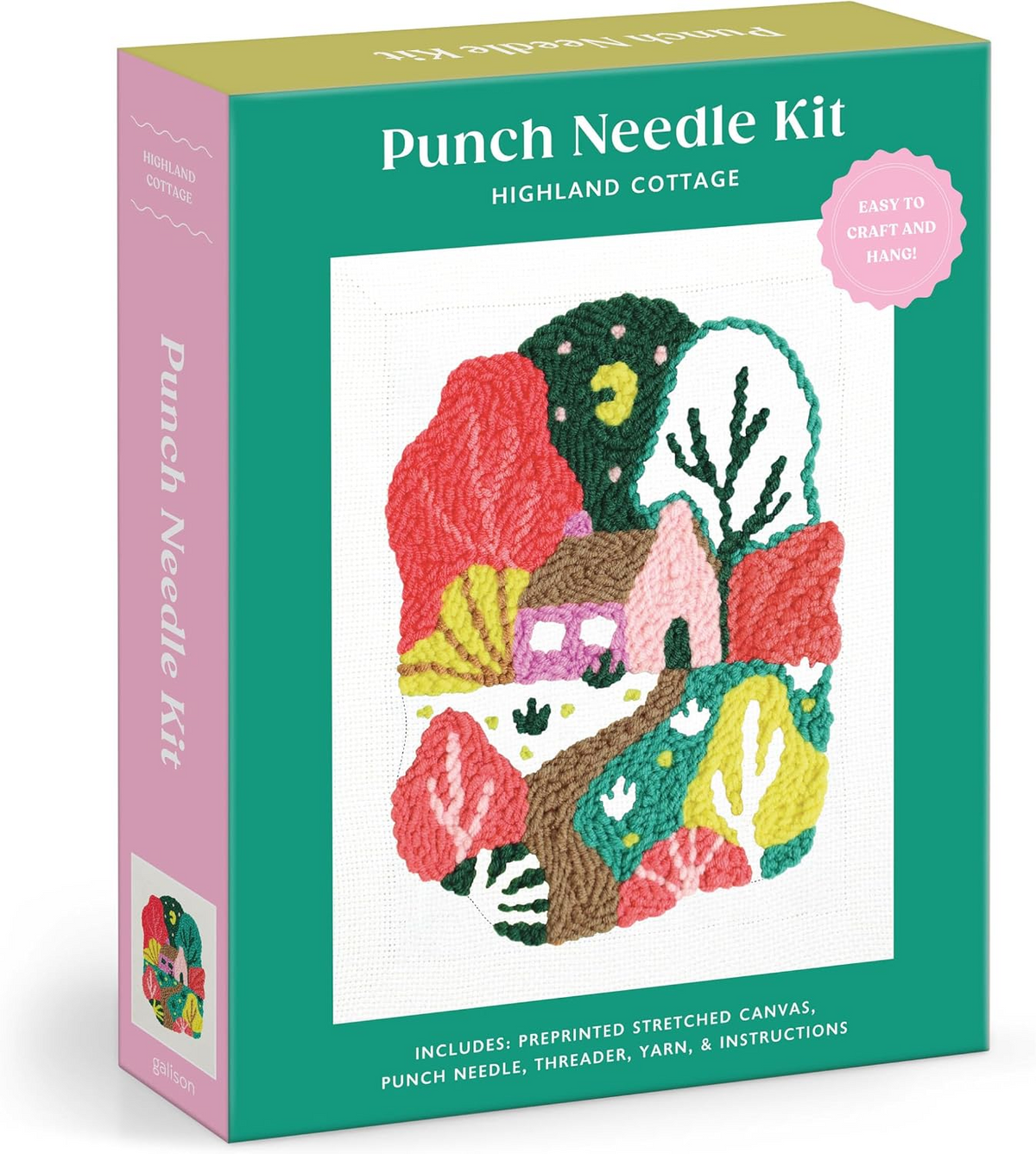 Punch Needle Kit - Highland Cottage