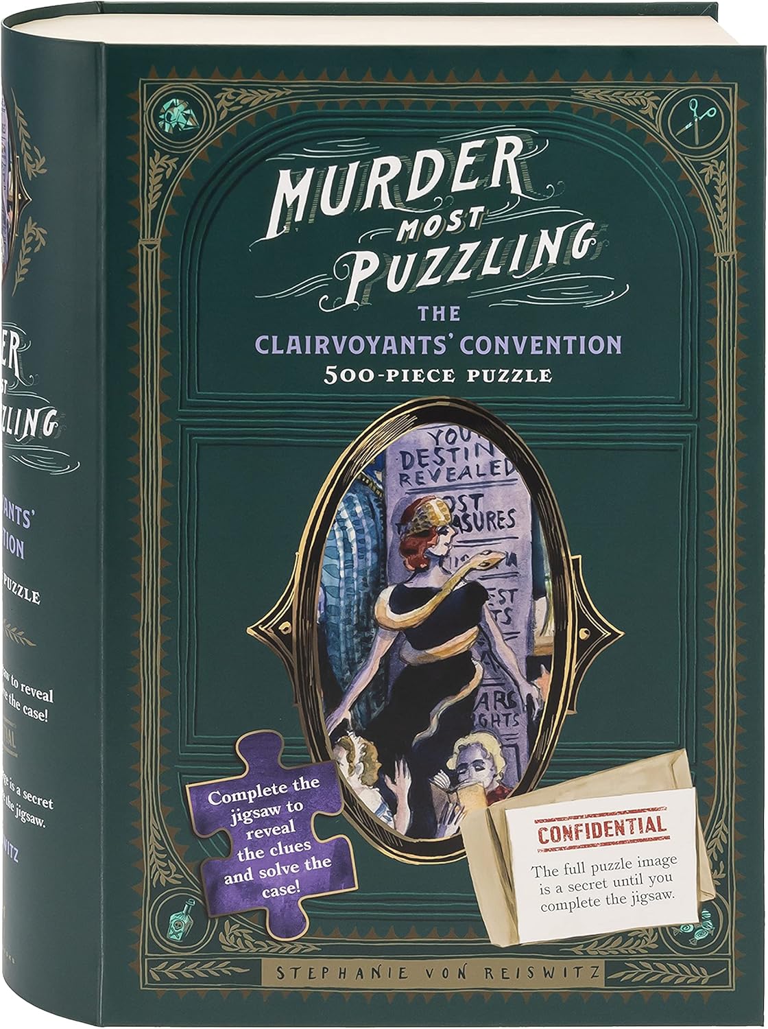 Murder Most Puzzling: The Clairvoyants' Convention 500-piece Puzzle