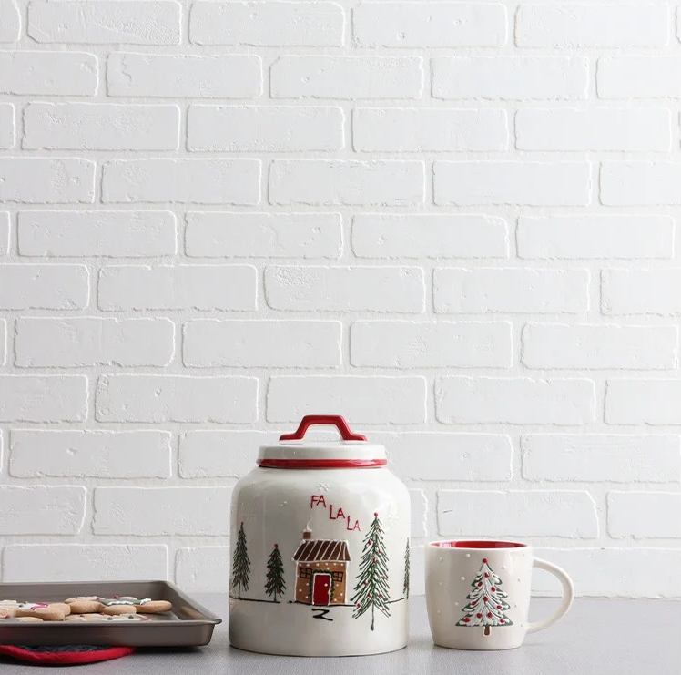 Fa La La Holiday Canister