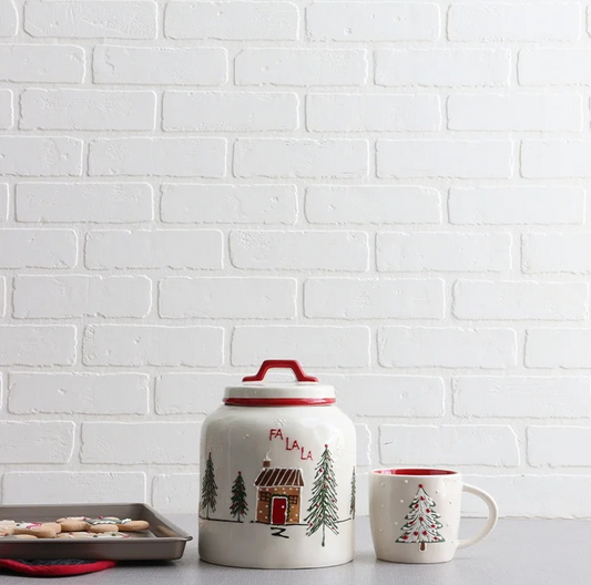 Fa La La Holiday Canister