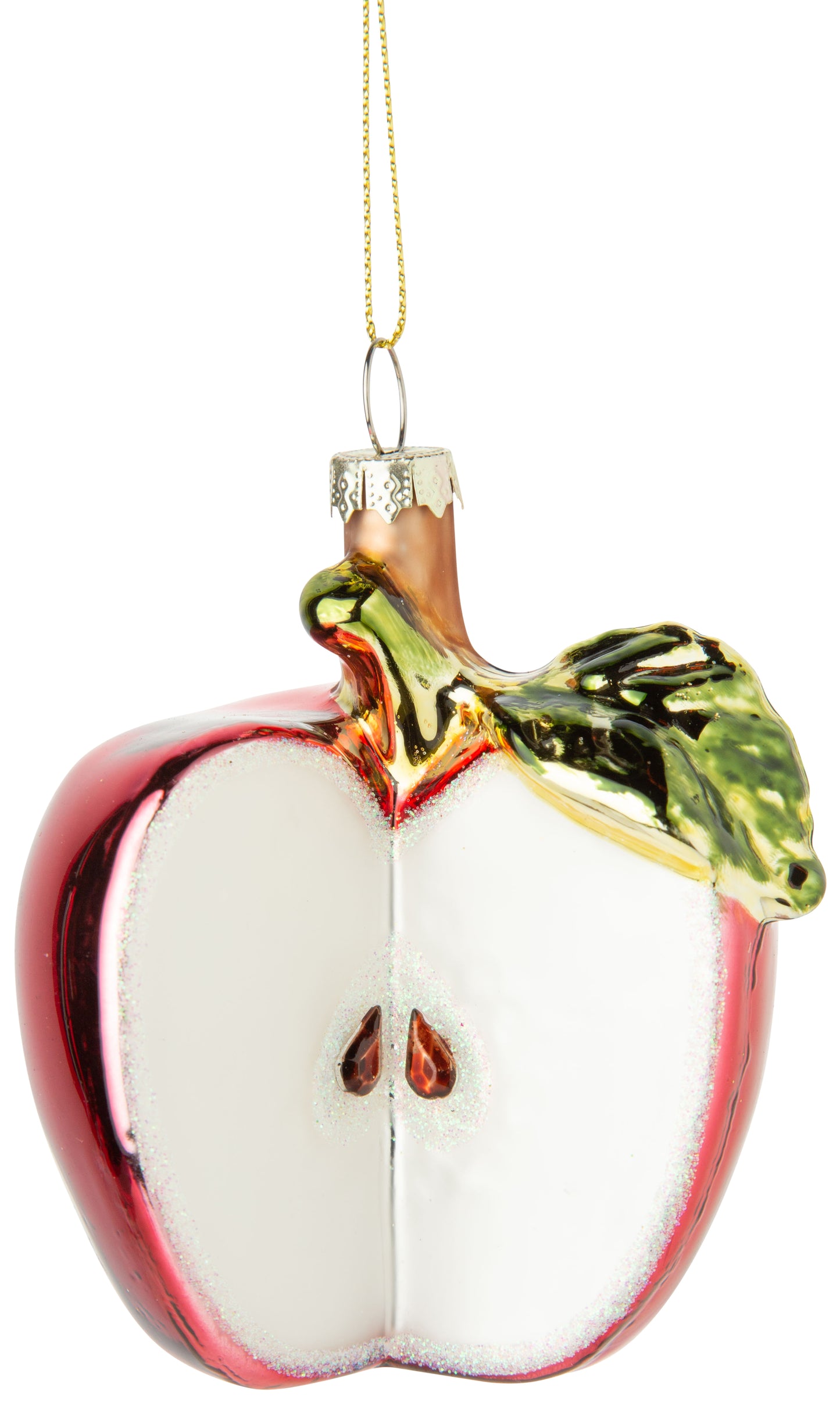 Glass Apple Ornament