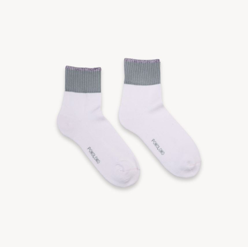 Pima Cotton Colour Block Socks