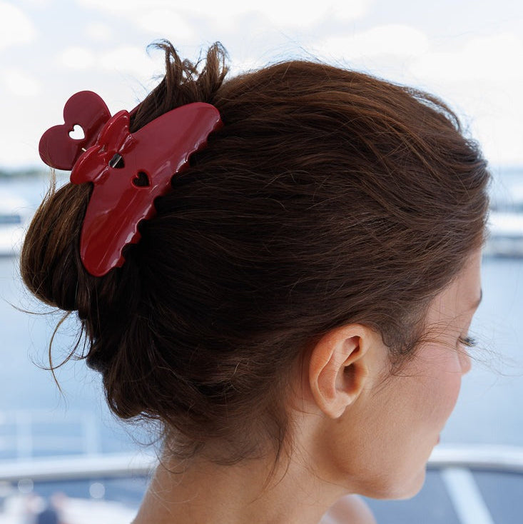 Cut-Out Heart Claw Clip