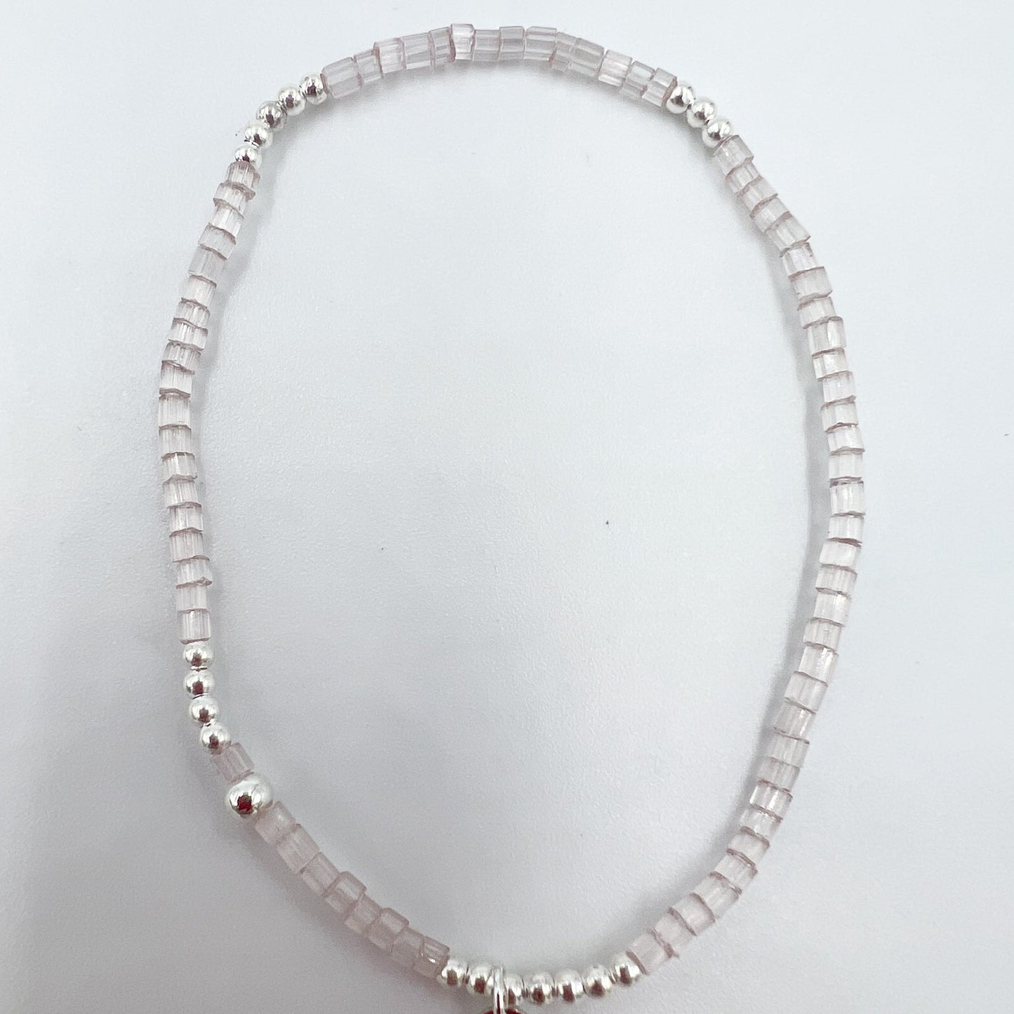 Crystal Layering Bracelet - Clear and Silver