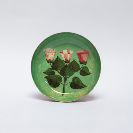 Printed Round Enamel Tray - Festival of Flowers