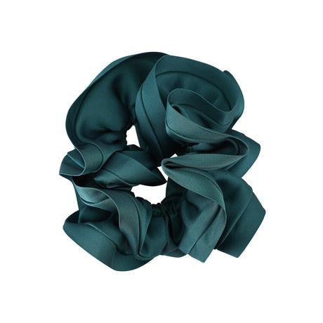 Satin Trim Scrunchies