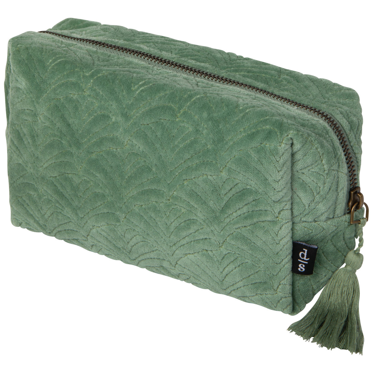 Quilted Velvet Cosmetic Bag