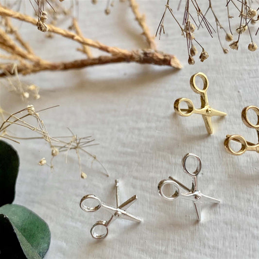 Snips Scissor Stud Earrings